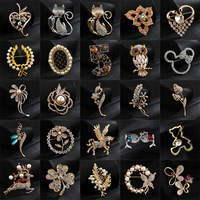 Broche haut de gamme sensation Niche lumière luxe costume noeud papillon strass Corsage alliage argent plaqué Style créatif vêtements accessoires