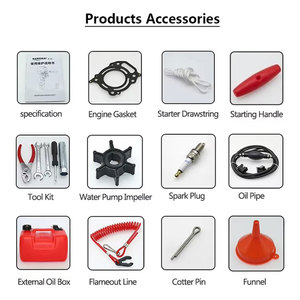 Livraison rapide, qualité garantie, moteur Hangkai 2 temps 12, moteur à essence pour yacht, kayak - Product Image 4