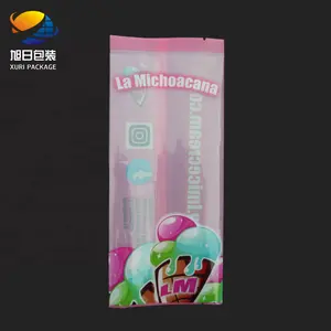 Printed Popsicle Bags Custom Printed Wholesale Heat Sealed Plastic Packing Freezer Ice Lolly Cream Popsicle Lipstick Wrapper Packaging Bags With Logo
