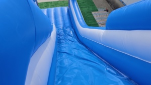 22 <span class=keywords><strong>ft</strong></span> đại dương màu xanh sóng hồ bơi bơm hơi trượt màu xanh đại dương sóng trượt nước cho trẻ em vui vẻ lâu đài Hồ bơi bơm hơi với Slide - Product Image 5