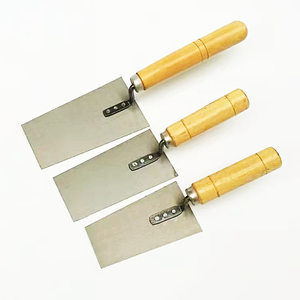 Outils <span class=keywords><strong>de</strong></span> maçonnerie <span class=keywords><strong>de</strong></span> qualité industrielle, <span class=keywords><strong>pelle</strong></span> à boue, truelle à briques à extrémité carrée étroite, truelle à briques à pointe carrée avec manche en bois - Product Image 6