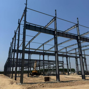 Lớn Khoảng prefab giá nhà Cấu trúc khung thép 2 tầng kết cấu thép tòa nhà kho biệt thự bán với bảng điều khiển bánh sandwich - Product Image 4