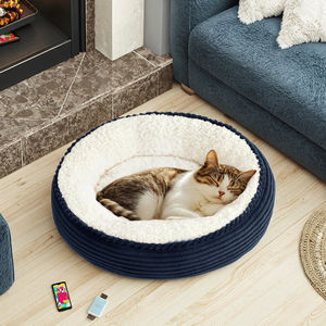 Südost asiatische Fabrik 20 Zoll Haustier bett Rundes Donut Katzen-und Hunde kissen bett für Katzen oder kleine Hunde - Product Image 5