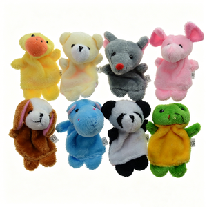 Títeres de Mano de Peluche de Animales Adorables, Juguetes de Peluche Suaves para Niños de 2 a 4 Años, Unisex, 11CM-30CM, Material Súper Suave - Product Image 1