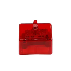 YOUU 100A 500 V Neutral Link 5 Hole-Red-Max.Cable 16 Square 毫米