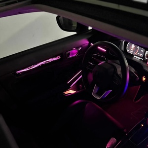 Éclairage d'ambiance SJC 256 couleurs pour <span class=keywords><strong>Honda</strong></span> <span class=keywords><strong>Civic</strong></span> 11ème génération <span class=keywords><strong>2022</strong></span>-2026, accessoire décoratif LED dynamique 12V - Product Image 2