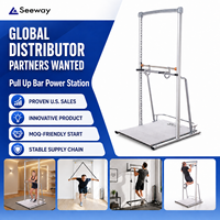 Tour de musculation multifonction robuste Solo Strength, barre de traction haute stabilité pour salle de sport à domicile