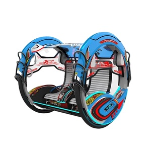 Voiture à bascule rotative à 360° pour enfants, modèle Happy Machine, avec batterie, DNB 360 Angle Rotating Leba Car DNB - Product Image 1