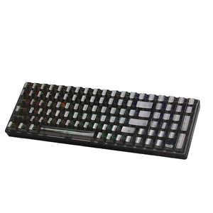 Servicio OEM: Teclado Mecánico Tri-Modo <span class=keywords><strong>de</strong></span> 100 Teclas: Interruptores Kailh Sea Blue, Teclas RGB Transparentes, <span class=keywords><strong>para</strong></span> Juegos y Oficina en <span class=keywords><strong>PC</strong></span>/Mac - Product Image 2