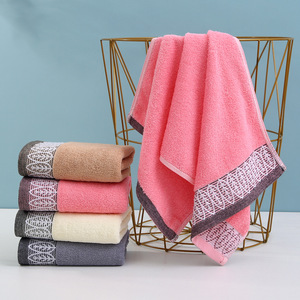 Toallas Faciales de Algodón Puro 35x75cm, Gruesas, Absorbentes, Sin Pelusas, de Color Sólido, para Regalo, Rectangulares - Product Image 2