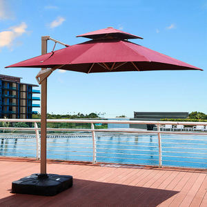 <span class=keywords><strong>Sombrilla</strong></span> de Patio Cuadrada Comercial Premium, Estructura de Aluminio, Resistente al Viento, Impermeable, Bloqueo UV, para Exteriores, Hoteles, Playa, Jardín - Product Image 5