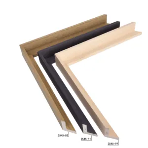 Simple bulk cutting moulding natural floating frame picture frame wood for art painting