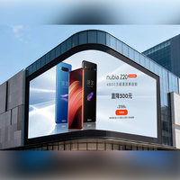 Video Wall, Alto Brillo, Gestión Remota, Señalización Digital, Pantalla LED Fija para Exteriores