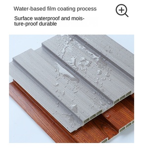 Bán buôn 195 tuyệt vời tường ban công <span class=keywords><strong>WPC</strong></span> Trần sinh thái bảng tường bằng gỗ dado gusset bảng nền tường yếu tố trang trí - Product Image 2