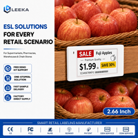 Etiqueta Electrónica de Precio LEEKA ESL con Pantalla a Color de 4 Colores, Etiqueta ESL Impermeable, Pantalla de Tinta Electrónica, Etiqueta Digital para Supermercados y Comercios Minoristas
