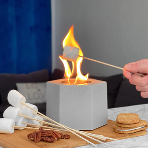 Décor de balcon de foyer en béton de table intérieur portable avec carburant d'alcool à friction <span class=keywords><strong>pour</strong></span> grilles de barbecue intérieures - Product Image 6