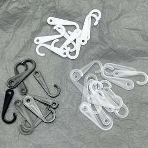 <b>Plastic</b> <b>Hooks</b> Question Mark <b>Hook</b> Transparent Garment Accessories Reusable <b>Hooks</b> For Towels Hats Socks Clothing Parts Wholesale - Product Image 3
