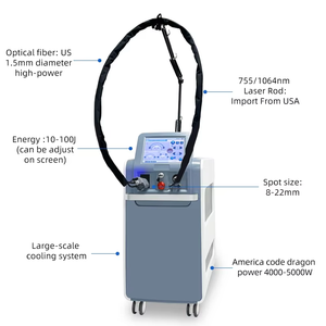 מקצועי alexandrite לייזר הסרת שיער בלייזר 1064 ndyag 755 ndyag nm אלקס ארוך אלקס מכונת יופי ציוד - Product Image 5