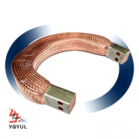 Cable de Tierra Trenzado de Cobre Flexible OEM de 1500A-2500A, Conector de Cable de Tierra Trenzado de Cobre