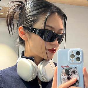 Gafas de Sol Estilo Ojo de Gato, Montura Completa, UV400, Estilo Y2K, Unisex, Protección Solar para Adultos 2024 - Product Image 3