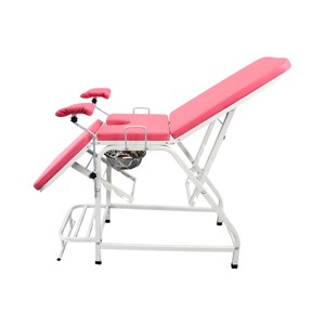 Tempat tidur pemeriksaan ginekologi Manual, kursi pemeriksaan sederhana rumah sakit, Meja Obstetri dapat dilipat medis - Product Image 1