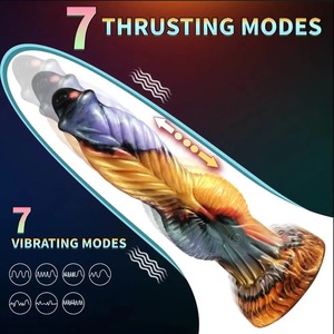 Dildo Vibrador de Silicona con Control Remoto, Diseño de Dragón Gigante de 10.23 Pulgadas, Producto Sexual - Product Image 4