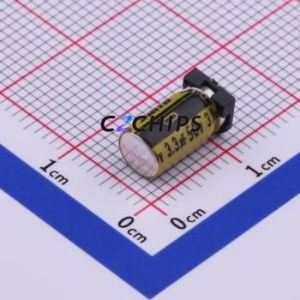 ตัวเก็บประจุ VKMB1001H3R3MV อลูมิเนียมอิเล็กโทรลีติค SMD D5xL10mm 3.3uF 20% 50V 54mA-100kHz - Product Image 1
