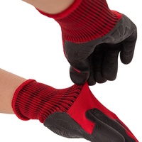 Gants de travail durables en TPE résistants à l'abrasion, avec manchette élastique extensible Snell, antidérapants pour la manutention de marchandises en entrepôt