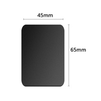 Nouveau support magnétique pour téléphone de lit, accessoire rond noir électroplaqué, patch magnétique, capteur de lumière, modèle DY001, vente en gros transfrontalière