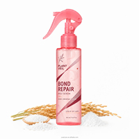 Semprotan Rambut Penguat & Perbaikan Ikatan Keratin Panthenol Beraroma Beras dengan Logo Kustom untuk Rambut Kering, Mengembang, dan Diwarnai