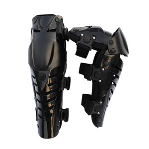 Genouillères de moto anti-choc en EVA épais, légères, respirantes, flexibles, ajustables avec fermeture auto-agrippante pour le cyclisme - Product Image 4