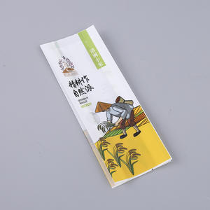 Sacs à fermeture éclair en plastique PE épais recyclables pour supermarchés, film gaufré pour l'emballage des produits alimentaires et agricoles (haricots mungo) - Product Image 5