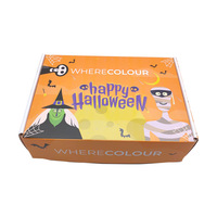 Boîte d'expédition en carton ondulé sur mesure à thème avion, durable et pliable, pour emballage de bonbons, jouets et cadeaux de fêtes, avec logo imprimé personnalisé