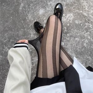 Mallas sexys <span class=keywords><strong>de</strong></span> jacquard para correr, barra vertical negra ultrafina, <span class=keywords><strong>de</strong></span> verano - Product Image 6