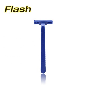 Rasoir jetable à double <span class=keywords><strong>lame</strong></span> en acier inoxydable <span class=keywords><strong>pas</strong></span> cher avec manche en plastique D209 et bande lubrifiante fixe - Product Image 5