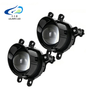 LELANPU Fari Fendinebbia a LED Universali 12V per Moto, <span class=keywords><strong>Auto</strong></span>, ATV, con Proiettore e Angel Eyes - Product Image 1