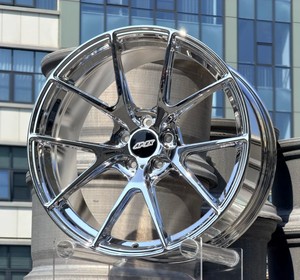 Cerchi Forgiati 5x114.3 5x120 Cromati Sportivi in Lega di Alluminio 17 18 21 22 20 24 26 Pollici per BMW Benz <span class=keywords><strong>Audi</strong></span> - Product Image 2