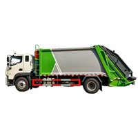 Camion compacteur de déchets de 12 mètres cubes 4x2