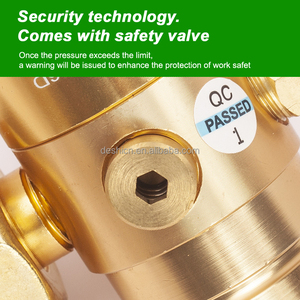 Tiêu chuẩn khí Argon Meter G5/8 chủ đề OEM cga320 cga580 Argon Flow Meter điều chỉnh 4500psi - Product Image 6