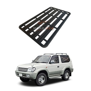 Phụ kiện bên ngoài nhôm thanh ngang phẳng Roof Rack cho TOYOTA LAND CRUISER <span class=keywords><strong>90</strong></span> Series trên mái nhà vận chuyển hàng hóa - Product Image 1
