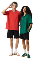 T-shirt à manches courtes de haute qualité, 100% coton biologique, 180 g/m², couleur unie, surdimensionné, écologique, respirant, logo personnalisé