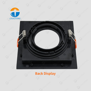 ตัวเรือนโคมไฟดาวน์ไลท์พลาสติก ABS สำหรับหลอด MR16 PAR30 ใช้กับโมดูล LED COB  ชุดติดตั้งไฟ LED MR16 GU10 สปอตไลท์ดาวน์ไลท์ - Product Image 5