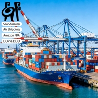 Service logistique porte-à-porte LCL + Express, expédition maritime DDP DDU Chine vers les États-Unis et le Canada
