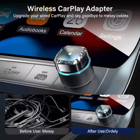 La Actualización del adaptador inalámbrico Carplay convierte el cable a un control inalámbrico Carplay Plug and Play Carplay