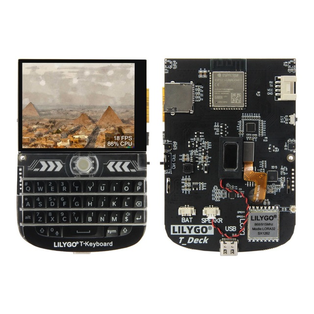 ESP32-S3 LoRa Development board with 2.8 inch LoRaWAN WiFi BLE T-Deck