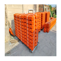 Pieds de clôture portables en plastique en gros d'usine Pieds de base en plastique de clôture temporaire avec béton
