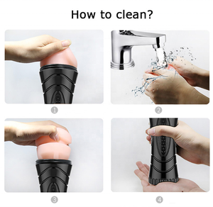 Popolare Masturbatore Maschile Realistico Vaginale e Anale in Morbido Silicone Vagina Stretta Sex Toys per Adulti per Uomo - Product Image 4