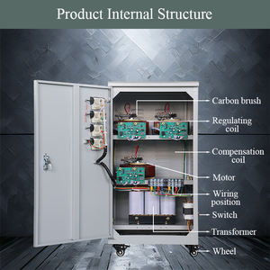 高精度220V-380V自動電圧スタビライザー6KW 6000W三相サーボモーター銅AC SVC用 - Product Image 4