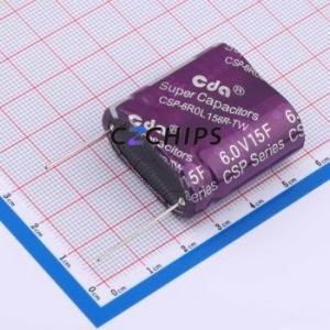 Supercondensateur CSP-6R0L156R-TW, composant traversant (THT), condensateur 15F -10%~+30% 6V 90uA@72hrs - Product Image 1