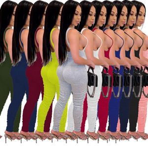 <span class=keywords><strong>De</strong></span> la <span class=keywords><strong>mujer</strong></span> 2 piezas <span class=keywords><strong>de</strong></span> Otoño <span class=keywords><strong>de</strong></span> Yoga conjunto sin mangas mono y las arrugas <span class=keywords><strong>pantalones</strong></span> largos <span class=keywords><strong>en</strong></span> Plus tamaño - Product Image 2
